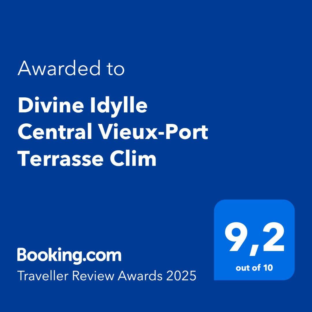 Divine Idylle Central Vieux-Port Terrasse Clim Marseille Bagian luar foto